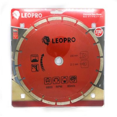 LEOPRO 611171 LP03009 ใบเพชร ตัดแห้ง 9" 230mm×25.4/22.2/20/16mm (1 ใบ/แพ็ค)  | MODERNTOOLS OFFICIAL