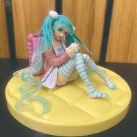 Hatsune Miku ร่าง miku เจ้าหญิงทรงนั่งชุดลำลองตุ๊กตาสองมิติเดสก์ท็อปโมเดลแชสซี