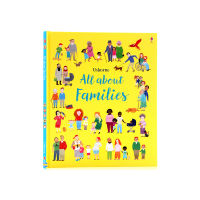 Usborne all about families shows various forms of families. Childrens English Enlightenment early education books picture cognition picture books parent-child reading Hardcover