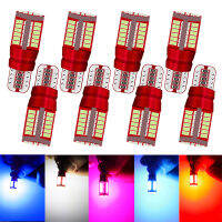 8x รถยนต์จัดแต่งทรงผม W5W LED C An BUS หลอดไฟรถยนต์ไฟ T10 57SMD Wy5w 12โวลต์3014อัตโนมัติโคมไฟไฟเครื่องหมายแสงที่จอดรถโคมไฟมอเตอร์ลิ่ม