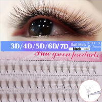 【COD&amp;Ready Stock】3D/4D/5D/6D/7D 0.07หนา C/D ม้วนขนตาปลอมแบบตาดํา