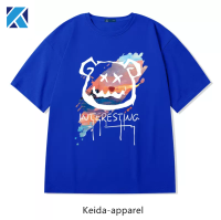 Keida-apparel เสื้อยืด เสื้อยืดคอกลม ใหม่ ฤดูร้อน แขนสั้น แฟชั่น เสื้อยืด สไตล์เรียบง่าย ขนาด S-5XL รหัสสินค้า：3421