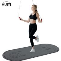 Yoga mat  Jumping Rope Mat Non-Slip Rope Skipping Mat for Joints Protection  Portable TPE Workout Exercise Mat for Yoga  Pilates Yoga Mats