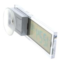 เครื่องวัดอุณหภูมิดิจิตัลแบบ2 In 1 Lcd นาฬิการถยนต์อัตโนมัติแบบจุกดูดมินิ