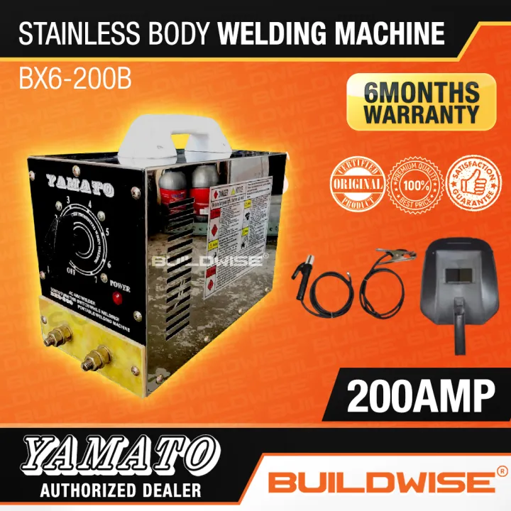 Yamato Welding Machine 200amp BX6200B「BUILDWISE®」 Lazada PH
