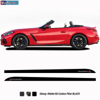 2 Pcs M Performance Styling รถประตูด้านข้างกระโปรง Stripes สติกเกอร์ไวนิล Body Decal สำหรับ BMW Z4 E85 E86 E89 G29อุปกรณ์เสริม