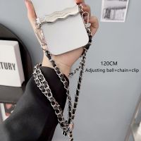 Phone Crossbody Chain Back Clip, Detachable Lanyard Neck Strap, Desk Cell Phone stand holder Compatible with Smartphones