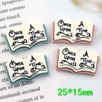 50pcs Different Colors Mix Go Back To School Flatback Planar Resin DIY Crafts Once Upon A Time Mini Fake Books for Decoration
