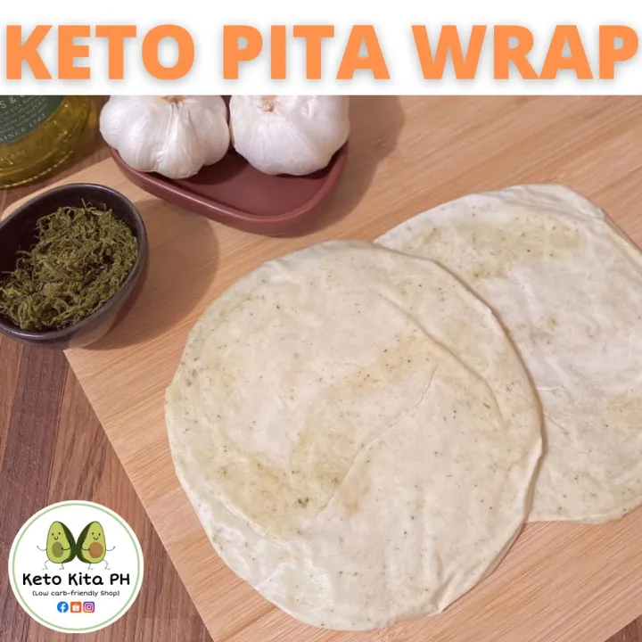 ♞KETO PITA BREAD MADE FROM ALMOND CAULIFLOWER (6pcs.)☆ Lazada PH
