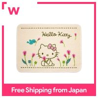 OKA Hello Kitty แผ่นที่ล้างออกได้สวนธรรมชาติประมาณ45X60ซม. สีชมพู