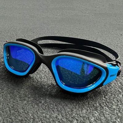 แว่นตาว่ายน้ำกันฝ้า UV สำหรับผู้ใหญ่มืออาชีพแว่นตาว่ายน้ำสำหรับผู้ชายผู้หญิงกันน้ำแว่นตากันน้ำซิลิโคนแบบปรับได้ในสระว่ายน้ำ