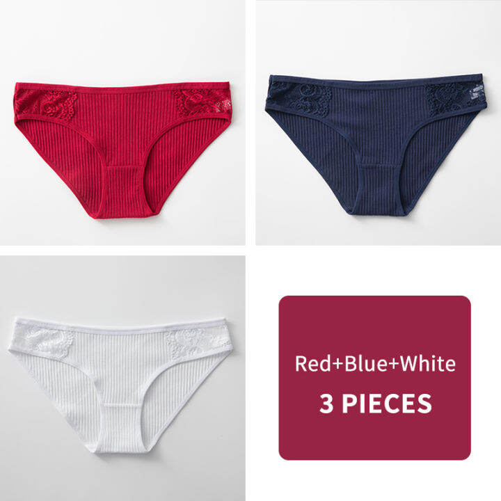 3Pcs/Lot Women's Underwear Cotton Panties For Female Plus Size