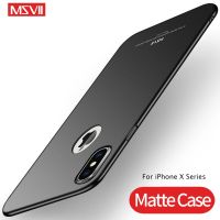 ♈✇✈ MSVII Cover For iPhone X Case Ultra Thin Luxury Matte Coque For Apple iPhone Xr Xs Max Case Slim PC Cover For iPhoneX 10 X Case