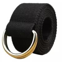 Double loop canvas belt คู่ผ้าใบเข็มขัดเข็มขัดเข็มขัดนักเรียนชายและหญิงคนรัก เข็มขัด yuanyuan