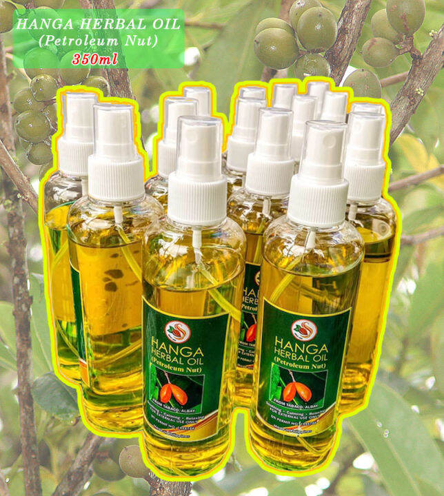 350ml HANGA HERBAL OIL (Petroleum Nut) In a Bottle Spay [Soothing