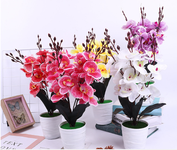 Pasu Bunga Plastik / Flowers Pot - Pasu Bunga Coklat Bercorak Cantik