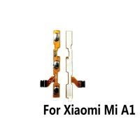 ปุ่มปรับระดับเสียงคุณภาพสูงสายเคเบิ้ลยืดหยุ่นสำหรับ A1 Xiaomi Mi Mi5x สายเคเบิ้ลหลักปุ่มเปิดปิดโทรศัพท์5x Mi