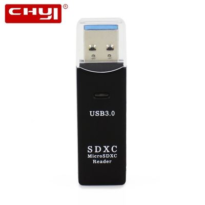 【CC】 CHYI 2 In 1 Card Reader USB 3.0 Cardreader With External Laptop Accessories