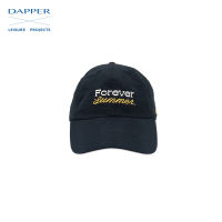 DAPPER x LEISURE PROJECTS หมวก Forever Summer Cap สีดำ