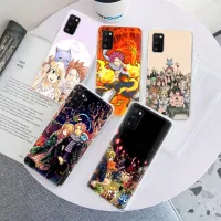 อ่อนนุ่ม เคสโทรศัพท์ หรับ Samsung Galaxy Note J4 J6 9 J2 A6 J8 J5 8 S9 S8 J7 S7 Core Prime Plus Edge TPU ปก Tr26 Fairy Tail