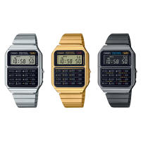 Casio Standard นาฬิกาข้อมือผู้ชาย สายสแตนเลส รุ่น CA-500,CA-500WE,CA-500WEG,CA-500WEGG  (CA-500WE-1A,CA-500WEG-1A,CA-500WEGG-1B)