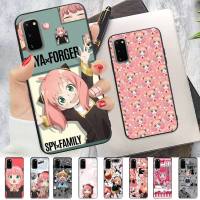 Anime Spy X Family Anya Phone Case for Samsung S10 21 20 9 8 plus lite S20 UlTRA 7edge Electrical Safety