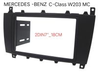 หน้ากากวิทยุ Mercedes-BENZ C-Class W203 minor change CLK-CLASS W209 G-CLASS W463 ปี 2005-2009 สำหรับเปลี่ยนเครื่องเล่นทั่วไปแบบ 2DIN7"_18CM.