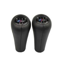 Car Gear Shift 5/6 Speed Manual Gear Shift Knob Lever Shifter for BMW 1 3 5 6 Series E Series X1 X3 X5 M Leather Gear Shifters