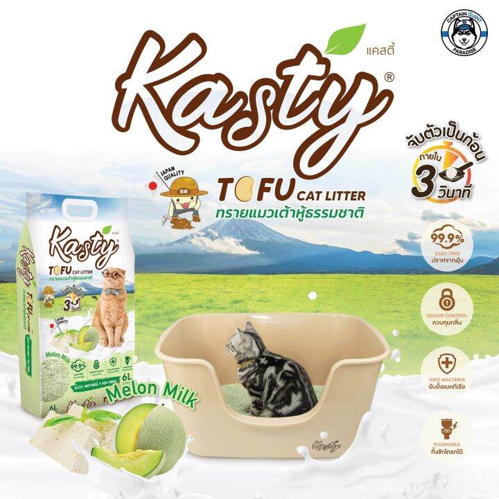 kasty-แคสตี้-ทรายแมวเต้าหู้-ธรรมชาติ-100-ขนาด-6l