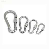 ✥✧ M6/M8/M10 Multifunctional 304 Stainless Steel Spring Snap Carabiner Quick Link Lock Ring Hook snap shackle Chain Fastener Hook