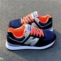 new n-shaped shoes women s sports students Korean wild men and couples flat casual NB574 running shoes-kasut baru n-bentuk perempuan kasut sukan pelajar lelaki dan liar Korea pasangan rata berjalan