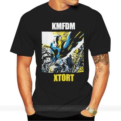 funny t shirt men novelty tshirt KMFDM Xtort T-shirt cotton tshirt men summer fashion t-shirt euro size