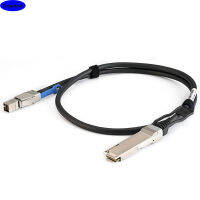 MiniSAS HD SFF-8644ไปยัง QSFP 40G SFF-8436สายเชื่อมต่อเซิร์ฟเวอร์