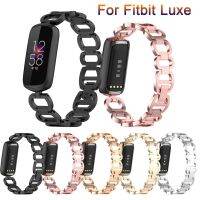 {zhiyun Watchshop}สายรัดข้อมือโลหะหรูหราสำหรับสายนาฬิกาทดแทน Fitbit Luxe สำหรับสายรัด Fitbit Luxe รุ่นพิเศษสแตนเลส