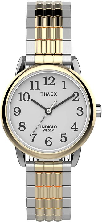 timex-womens-easy-reader-25mm-perfect-fit-watch-two-tone-white