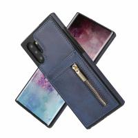 สำหรับ Samsung Galaxy Note 10 บวกกรณีกระเป๋าสตางค์กระเป๋าผู้ถือบัตรสล็อตปกหลัง Soft กันชนกันกระแทกพลิกหนังขาแม่เหล็กกระเป๋าสตางค์กรณี