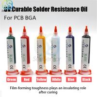 ✾❡﹊ 10cc UV Curable Solder Resistance Oil Solder Mask Ink Welding Fluxes Oil for Mobile PCB BGA Circuit Board Protecting