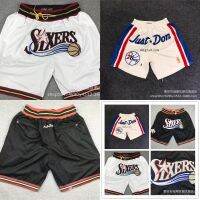 NEW Ball Pants-20 New 2022 76Ers Team High Street American Style Embroidered Pocket Version Pants Y727