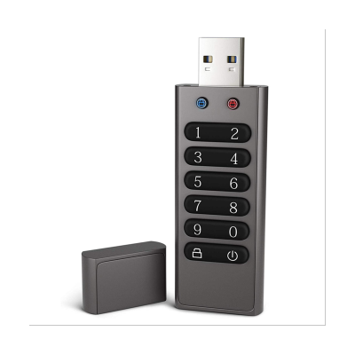 Secure USB Drive, 64GB Encrypted USB Flash Drive Hardware Password Memory Stick with Keypad U Disk Flash