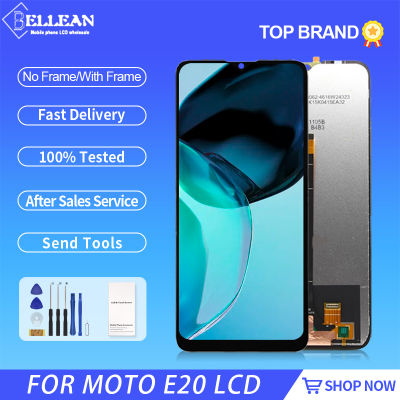 6.5นิ้วหน้าจอ XT2155สำหรับ Moto E20 LCD Touch Panel Digitizer สำหรับ Moto E20จอแสดงผลเปลี่ยนกรอบจัดส่งฟรี