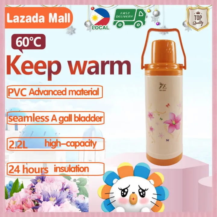 Imported 2200 ml flask thermos, onekey filter thermos, vacuum bottle