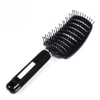 RecommendNew Anti-static Curved Vent Hair Comb Massager Hairbrush Salon Hairdressing Tool