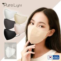 (ยกกล่อง)Purelight Mask✨:  แมสหน้าเรียวนำเข้าจากเกาหลี กระชับใบหน้า กันฝุ่นpm2.5 แมสเกาหลี V-slim แมสเกาหลี KF94