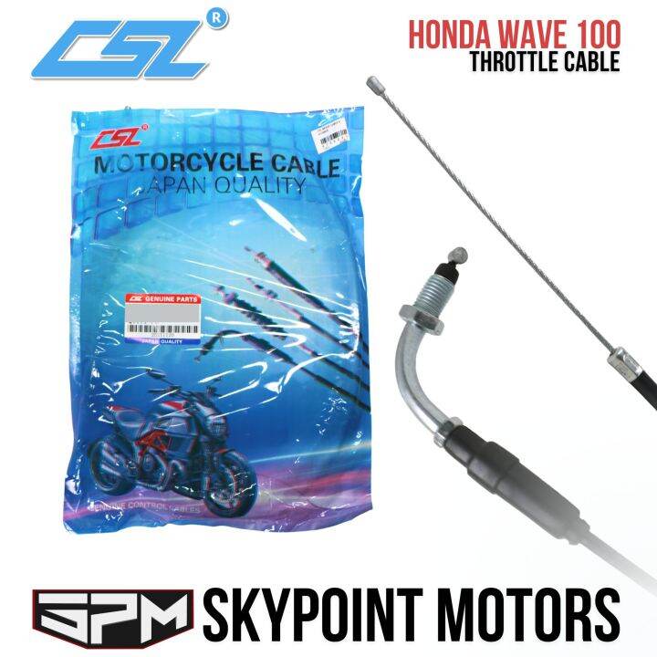 CSL Throttle Cable for Honda Wave 100 (9706136) Lazada PH
