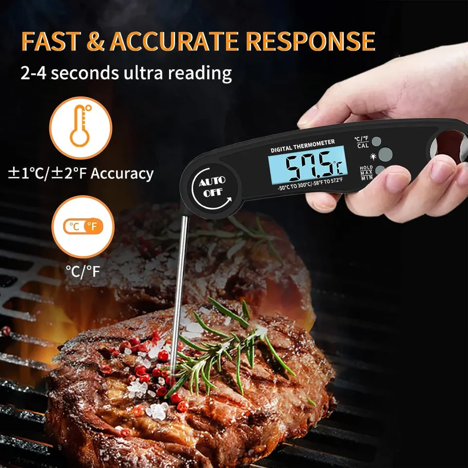 Bebeze Kitchen Electronic Digital Food Thermometer, Meat