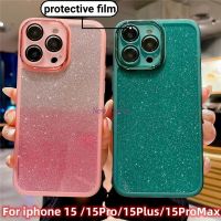 เคสสำหรับ Iphone 15 Pro Plus ProMax 5G 2023เคสซิลิโคนซิลิโคนโทรศัพท์นิ่มกรอบ Bling ดาวแวววาวสำหรับ Iphone15 Iphone15Pro Iphone15Plus Iphone15ProMax เคสหลังบาง TPU