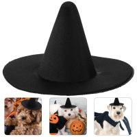 Arenlen【Hot Sale】 หมวกขนาดเล็ก Handcraft Mini Doll Witch Hat Halloween Craft Hat ตกแต่งสำหรับสัตว์เลี้ยงตุ๊กตา