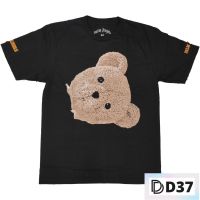 ?พร้อมส่ง? D37-⭐ Palm Angels ⭐ เสื้อยืด คอกลม แขนสั้น แฟชั่น หมี ปาล์ม แองเจิ้ล bear หัวโต big head unisex