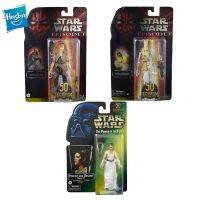 Hasbro จาร์จาร์สตาร์วอร์ส Bink หุ่นยนต์ต่อสู้ Leia Lucasfilm ชุดอะนิเมะตุ๊กตาขยับแขนขาได้ครบรอบปีที่50th ของขวัญสำหรับเด็ก