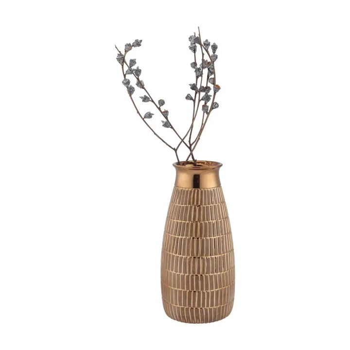 orzer-แจกัน-ตั้งโต๊ะ-แจกันตกแต่ง-ขนาด-11-นิ้ว-สีทอง-classic-modern-vase-golden